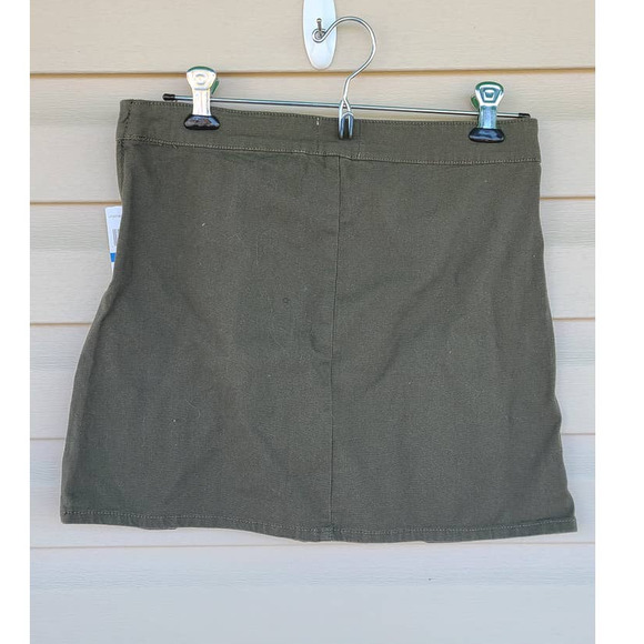NWT CB Girls Green Denim Skirt XL - Picture 2 of 6